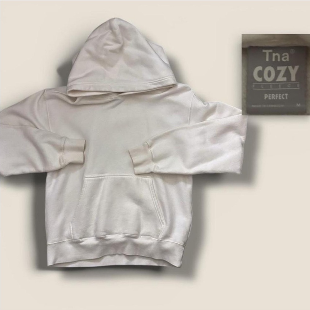 TNA Cozy Fleece Hoodie - Cream
